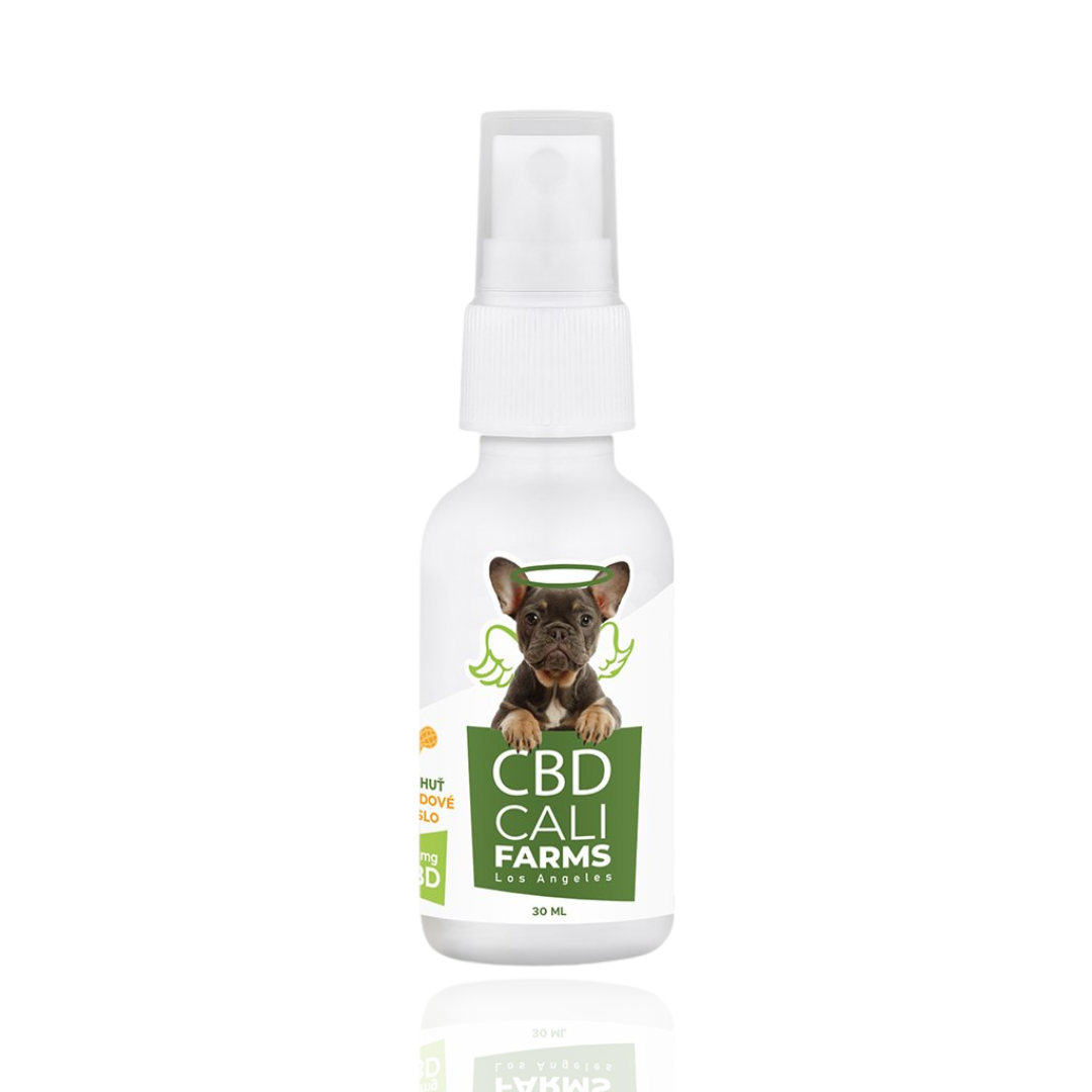 CBD Öl für Hunde 750 mg, Erdnussbutter-Geschmack, 30 ml Spray