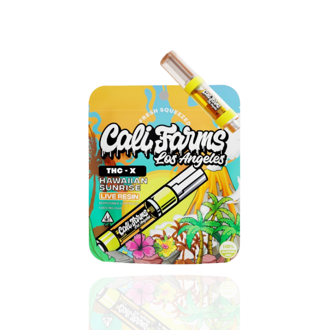 THC-X Vape-Kartusche 1 ml – Hawaiian Sunrise mit Live-Resin-Terpenen