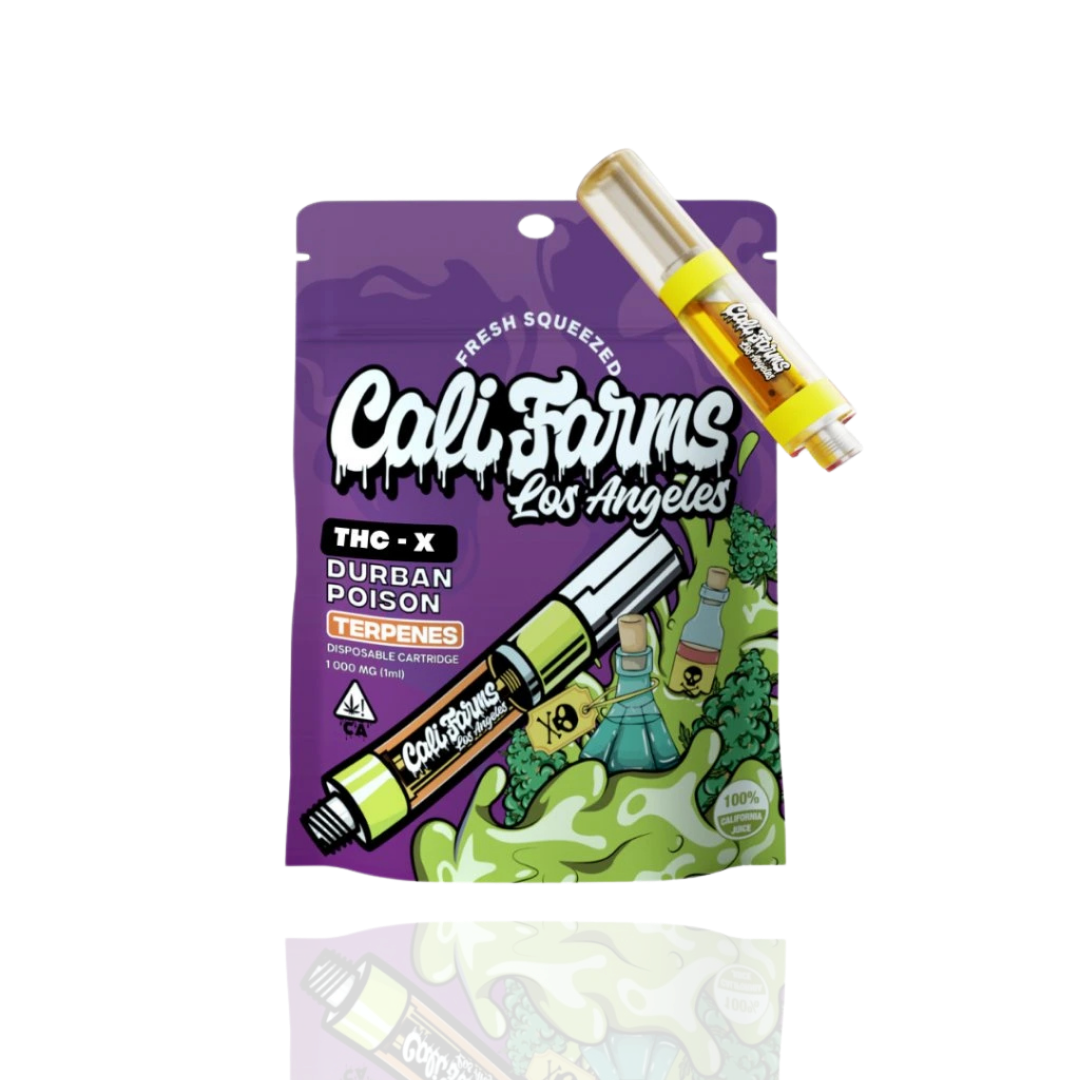 THC-X Vape Kartusche mit Durban Poison Terpenen 1 ml