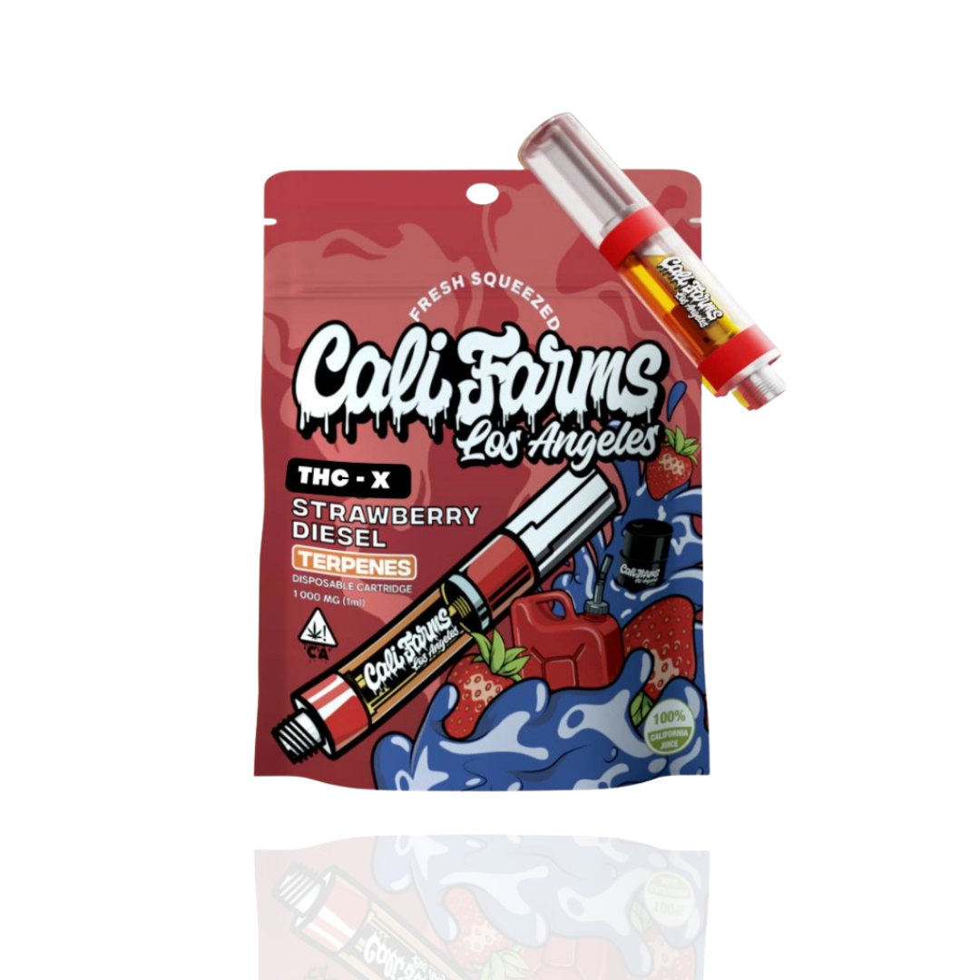 THC-X Vape-Kartusche mit Terpenen Strawberry Diesel 1 ml